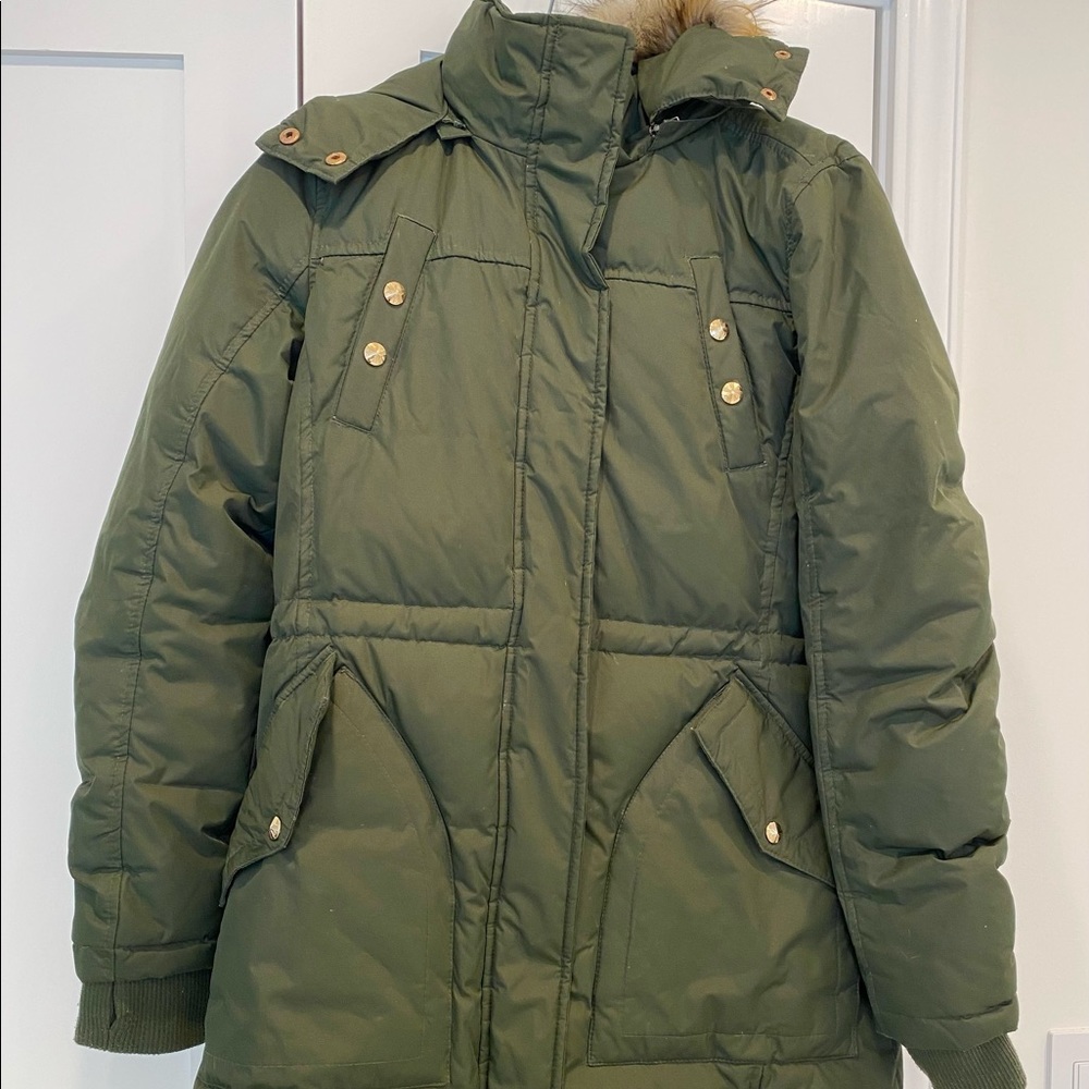 Sam Edelman Green Puffy Parka